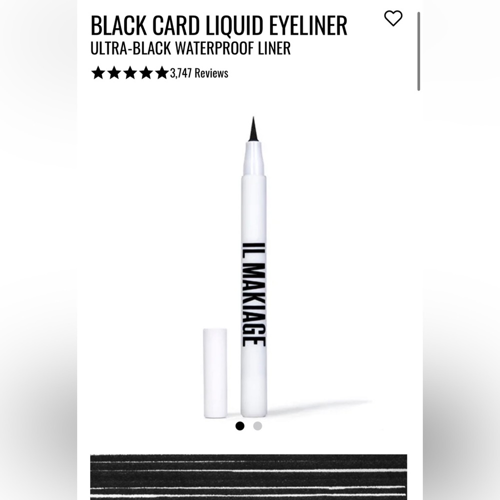2 for $20, IL MAKIAGE Black Card Liquid Eyeliners